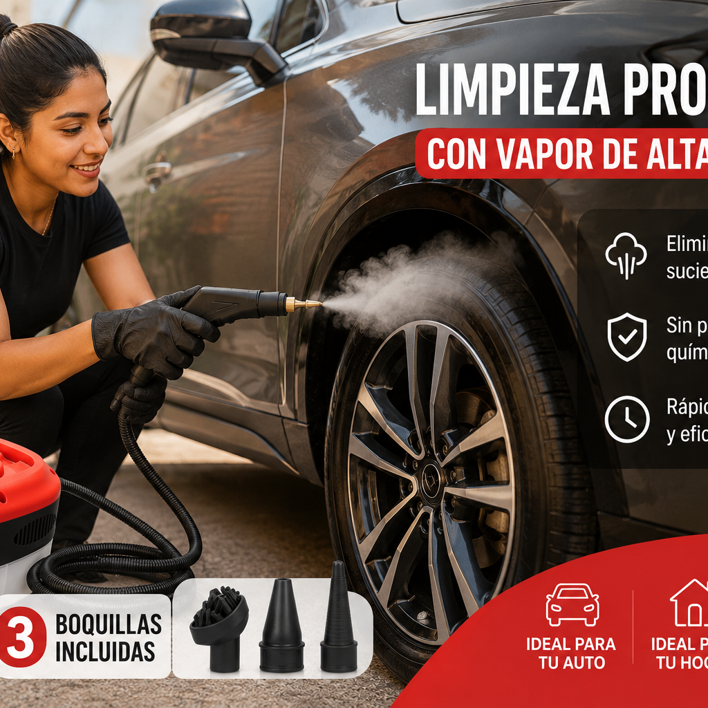 🚀 LIMPIADOR A VAPOR DE ALTA PRESIÓN